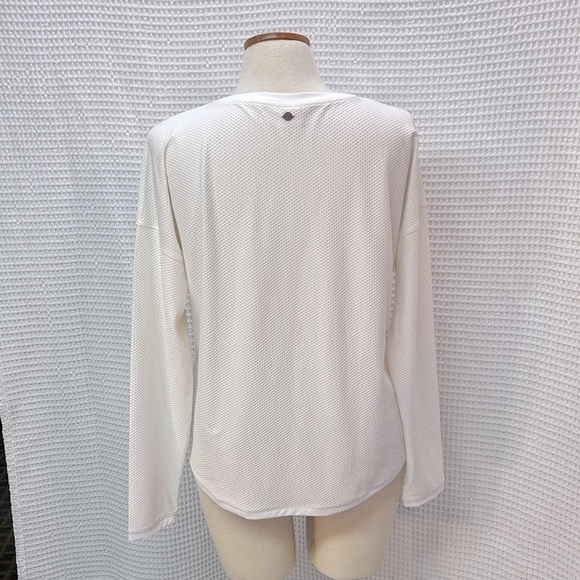 calia by carrie underwood white pullover athletic long sleeve top womens XL. EUC - Picture 4 of 7